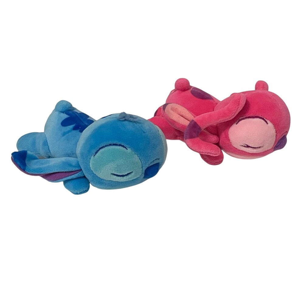 Disney Cuddleez Stitch Angel set of two Stuffed Animal Plush Lilo and Stitch